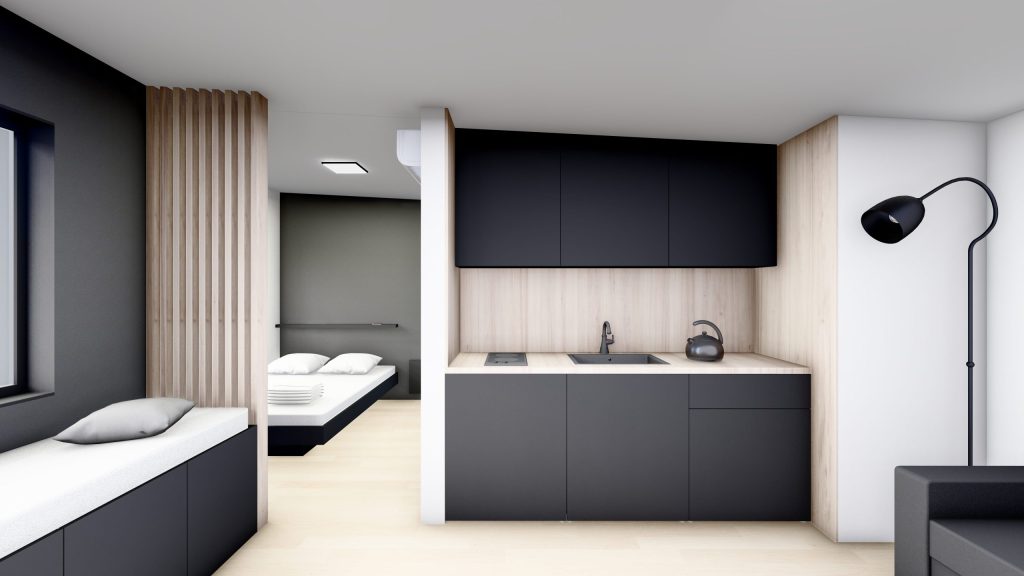 Open space - living cu bucătărie